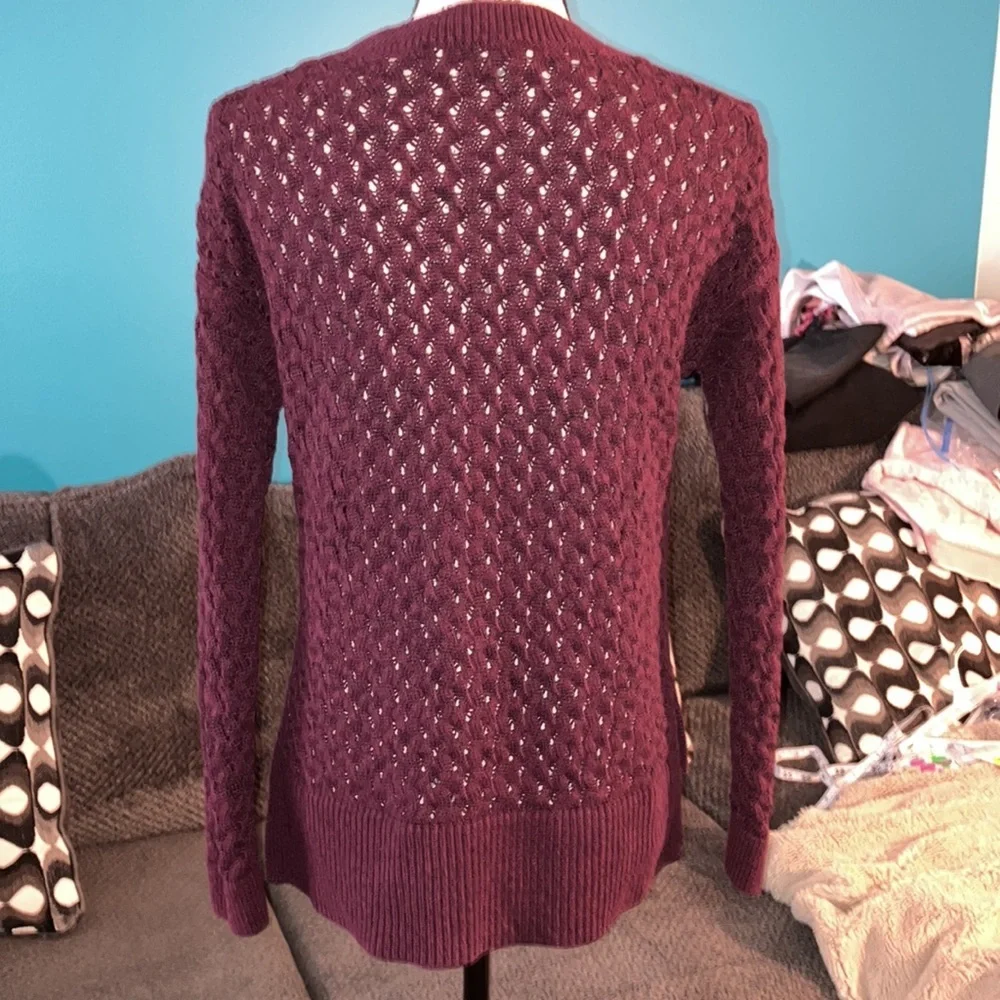 Loft Open Stitch Sweater, Medium - Picture 4 of 6
